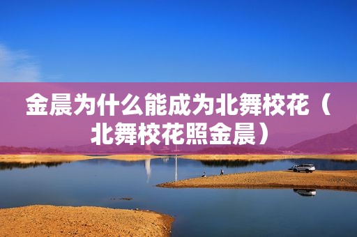 金晨为什么能成为北舞校花（北舞校花照金晨）