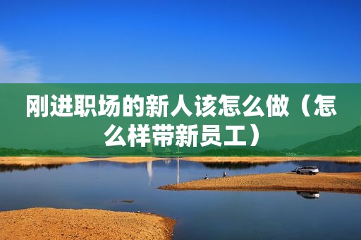 刚进职场的新人该怎么做（怎么样带新员工）