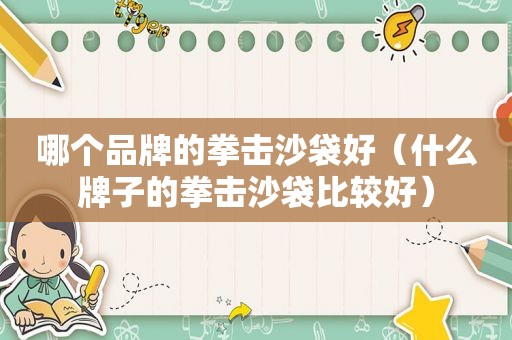 哪个品牌的拳击沙袋好（什么牌子的拳击沙袋比较好）