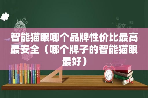 智能猫眼哪个品牌性价比最高最安全（哪个牌子的智能猫眼最好）