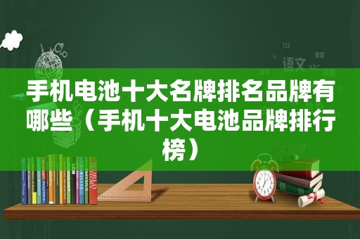 手机电池十大名牌排名品牌有哪些（手机十大电池品牌排行榜）