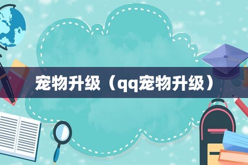 宠物升级（qq宠物升级）
