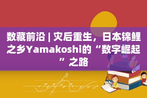 数藏前沿 | 灾后重生，日本锦鲤之乡Yamakoshi的“数字崛起”之路