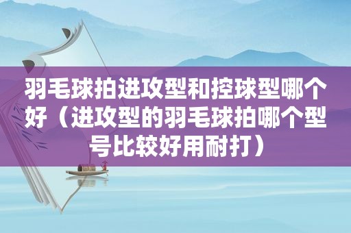 羽毛球拍进攻型和控球型哪个好（进攻型的羽毛球拍哪个型号比较好用耐打）