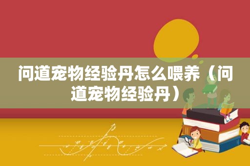 问道宠物经验丹怎么喂养（问道宠物经验丹）