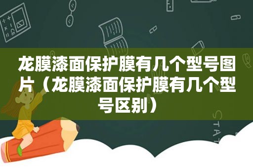 龙膜漆面保护膜有几个型号图片（龙膜漆面保护膜有几个型号区别）