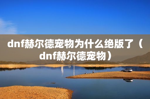 dnf赫尔德宠物为什么绝版了（dnf赫尔德宠物）
