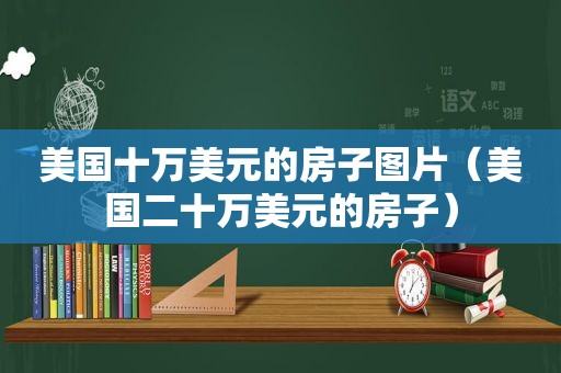 美国十万美元的房子图片（美国二十万美元的房子）