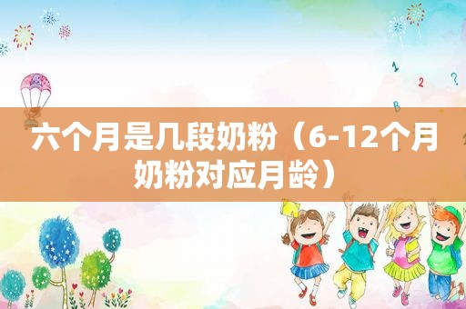 六个月是几段奶粉（6-12个月奶粉对应月龄）