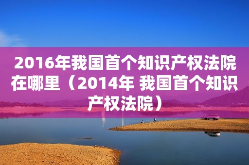 2016年我国首个知识产权法院在哪里（2014年 我国首个知识产权法院）
