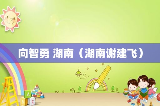 向智勇 湖南（湖南谢建飞）