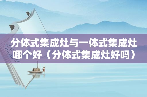 分体式集成灶与一体式集成灶哪个好（分体式集成灶好吗）