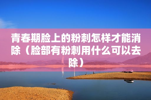 青春期脸上的粉刺怎样才能消除（脸部有粉刺用什么可以去除）