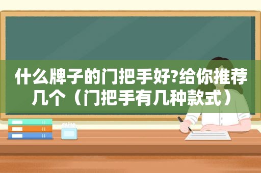 什么牌子的门把手好?给你推荐几个（门把手有几种款式）
