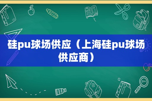 硅pu球场供应（上海硅pu球场供应商）