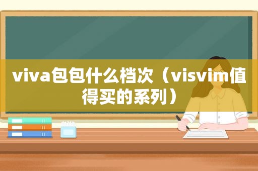 viva包包什么档次（visvim值得买的系列）