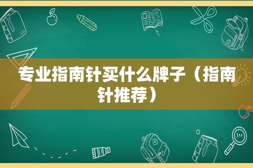 专业指南针买什么牌子（指南针推荐）