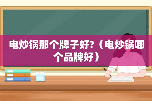 电炒锅那个牌子好?（电炒锅哪个品牌好）