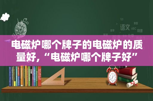 电磁炉哪个牌子的电磁炉的质量好,“电磁炉哪个牌子好”