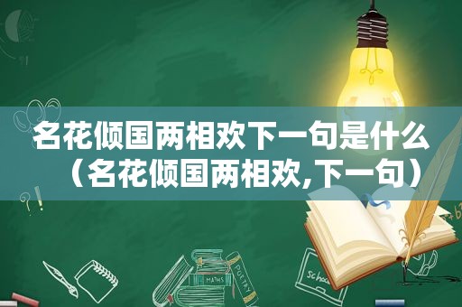 名花倾国两相欢下一句是什么（名花倾国两相欢,下一句）