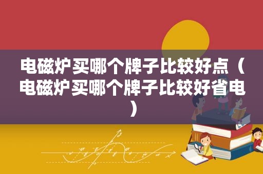 电磁炉买哪个牌子比较好点（电磁炉买哪个牌子比较好省电）