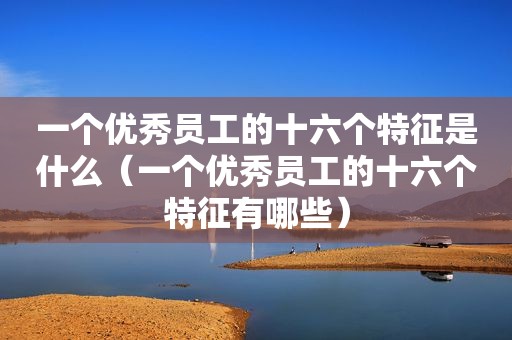 一个优秀员工的十六个特征是什么（一个优秀员工的十六个特征有哪些）