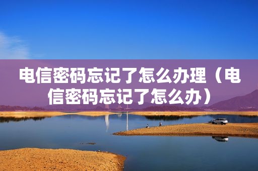 电信密码忘记了怎么办理（电信密码忘记了怎么办）