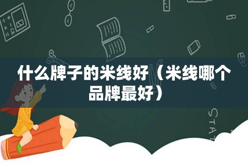什么牌子的米线好（米线哪个品牌最好）