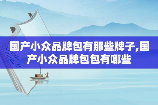 国产小众品牌包有那些牌子,国产小众品牌包包有哪些