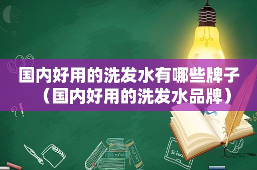 国内好用的洗发水有哪些牌子（国内好用的洗发水品牌）