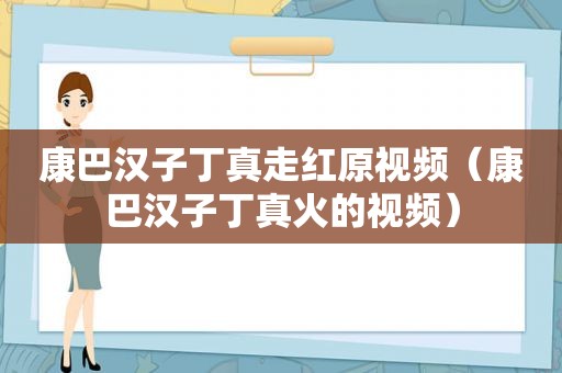 康巴汉子丁真走红原视频（康巴汉子丁真火的视频）