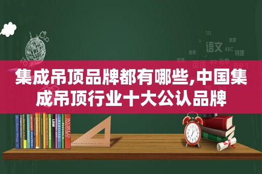 集成吊顶品牌都有哪些,中国集成吊顶行业十大公认品牌