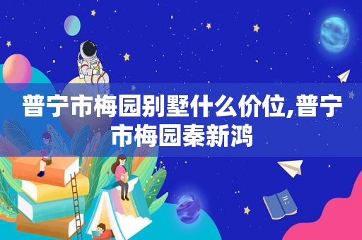 普宁市梅园别墅什么价位,普宁市梅园秦新鸿