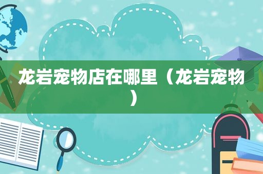 龙岩宠物店在哪里（龙岩宠物）