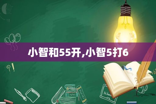 小智和55开,小智5打6