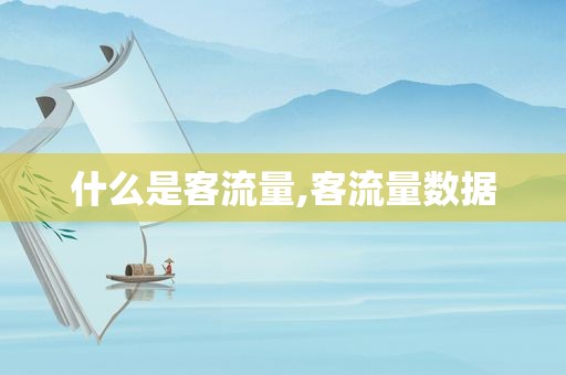 什么是客流量,客流量数据