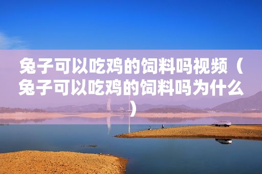 兔子可以吃鸡的饲料吗视频（兔子可以吃鸡的饲料吗为什么）