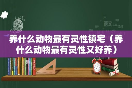 养什么动物最有灵性镇宅（养什么动物最有灵性又好养）
