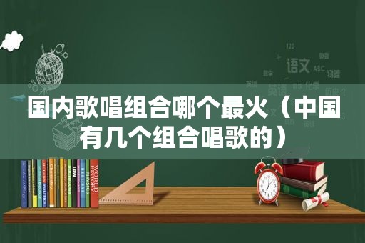 国内歌唱组合哪个最火（中国有几个组合唱歌的）