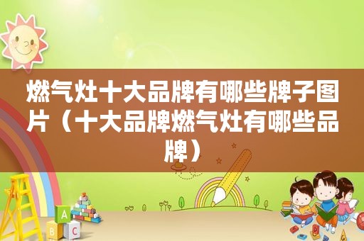燃气灶十大品牌有哪些牌子图片（十大品牌燃气灶有哪些品牌）