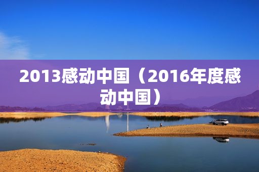 2013感动中国（2016年度感动中国）