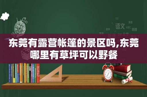 东莞有露营帐篷的景区吗,东莞哪里有草坪可以野餐