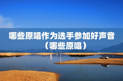 哪些原唱作为选手参加好声音（哪些原唱）