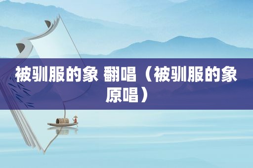 被驯服的象 翻唱（被驯服的象原唱）