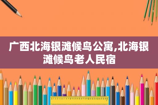 广西北海银滩候鸟公寓,北海银滩候鸟老人民宿