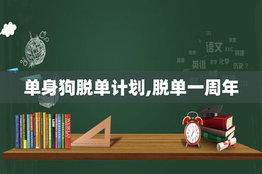 单身狗脱单计划,脱单一周年