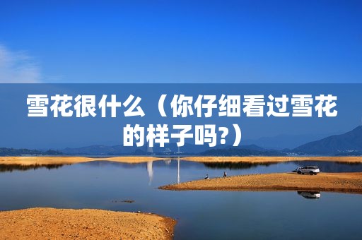雪花很什么（你仔细看过雪花的样子吗?）
