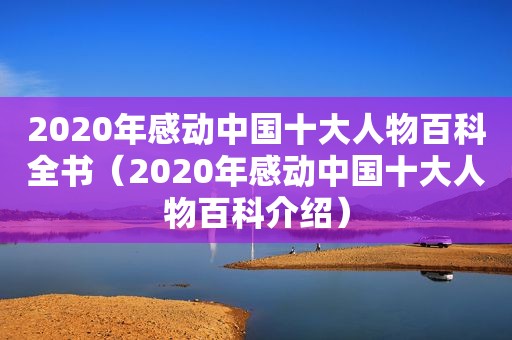 2020年感动中国十大人物百科全书（2020年感动中国十大人物百科介绍）