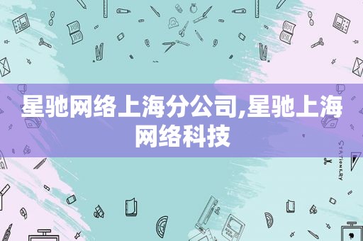 星驰网络上海分公司,星驰上海网络科技