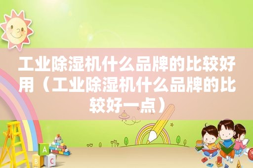 工业除湿机什么品牌的比较好用（工业除湿机什么品牌的比较好一点）